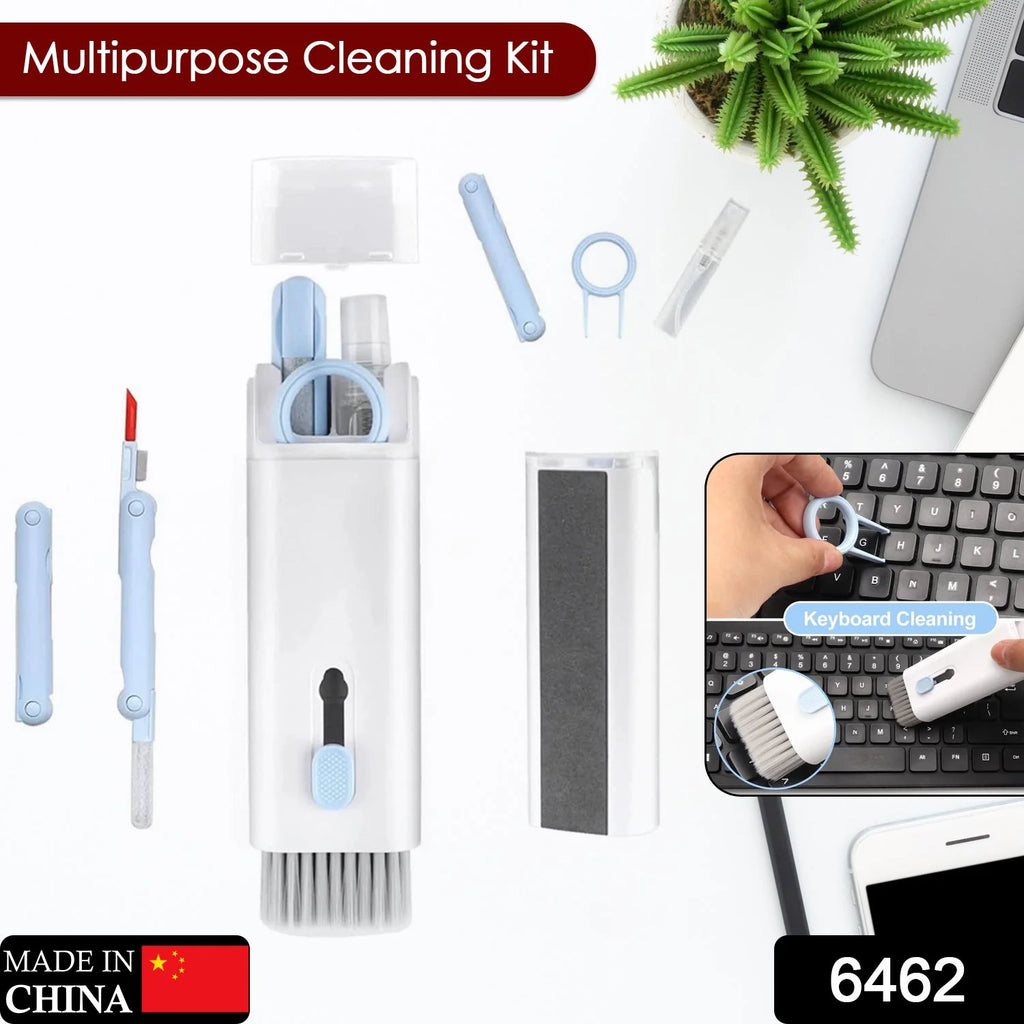7 IN 1 ELECTRONIC CLEANER KIT, CLEANING KIT FOR MONITOR KEYBOARD AIRPODS, SCREEN DUST BRUSH INCLUDING SOFT SWEEP, SWIPE, AIRPOD CLEANER PEN, KEY PULLER AND SPRAY BOTTLE