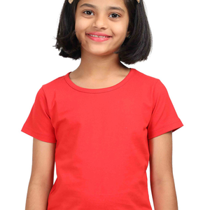 Girl Round Neck Half Sleeve Classic T-Shirt - Anu & Alex