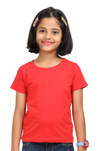 Girl Round Neck Half Sleeve Classic T-Shirt - Anu & Alex