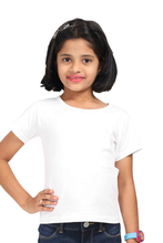 Girl Round Neck Half Sleeve Classic T-Shirt - Anu & Alex