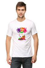 Unisex Half Sleeves T-Shirt - Happy Holi 2 - Anu & Alex