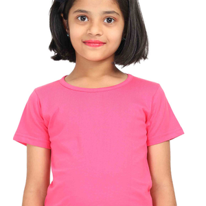 Girl Round Neck Half Sleeve Classic T-Shirt - Anu & Alex