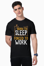 Men Half Sleeves T-Shirt - Born To Sleep - Anu & Alex