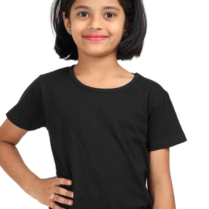 Girl Round Neck Half Sleeve Classic T-Shirt - Anu & Alex