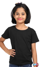 Girl Round Neck Half Sleeve Classic T-Shirt - Anu & Alex