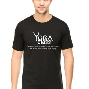 Men Half Sleeves Classic T-Shirt - Yoga Class - Anu & Alex