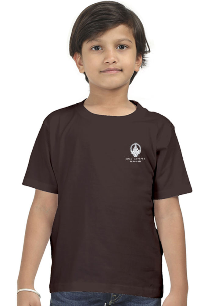Swami Ayyappa Saranam Round Neck Kids T-Shirt