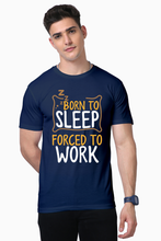 Men Half Sleeves T-Shirt - Born To Sleep - Anu & Alex