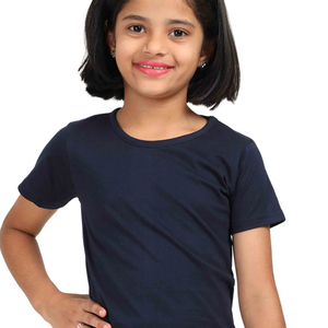 Girl Round Neck Half Sleeve Classic T-Shirt - Anu & Alex