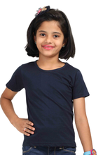 Girl Round Neck Half Sleeve Classic T-Shirt - Anu & Alex