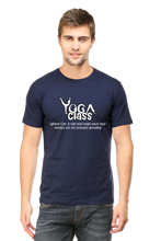 Men Half Sleeves Classic T-Shirt - Yoga Class - Anu & Alex