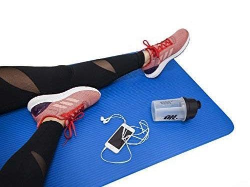 Yoga Mat Eco-Friendly For Fitness Exercise Workout Gym with Non-Slip Pad (180 x 60 cm) Color may very