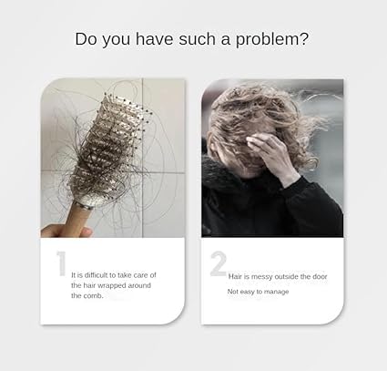 Self-Cleaning Hairbrush, Self-Cleaning Anti-Static Detangling Massage Comb, One-pull Clean Scalable Rotate Lifting Self Cleaning Hairbrush Hair Styling Tools