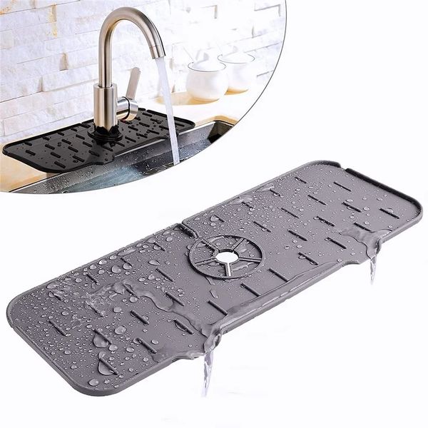 Buy 1 Get 1 Free✨ Kitchen Silicone Faucet Guard & Draining Mat ✨