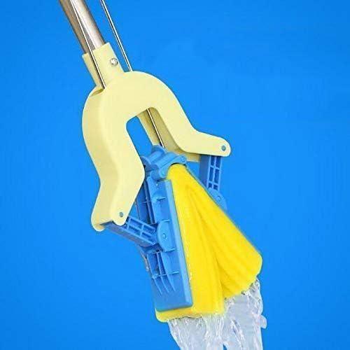 Mop Folding Squeeze Sponge Mop, Stainless Steel Rod-Rubber, Can Expand Cotton Absorbent Mop, Mop Floor Cleaning - Anu & Alex