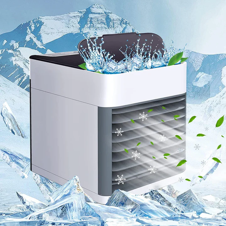 Mini Portable Air Cooler with LED Light & Water Fill
