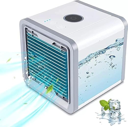 Mini Portable Air Cooler with LED Light & Water Fill