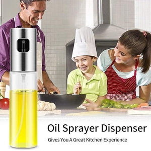 7126 Oil Sprayer Dispenser, Oil Versatile Glass Spray Bottle For Cooking & Multi Use Bottle - Anu & Alex