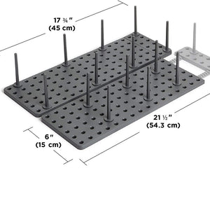 Kitchen Cupboard Organization Drawer Organizer, Pegboard Tray - Anu & Alex