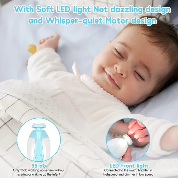 Baby Nail Trimmer File Electric-Safe Baby Nail Clippers