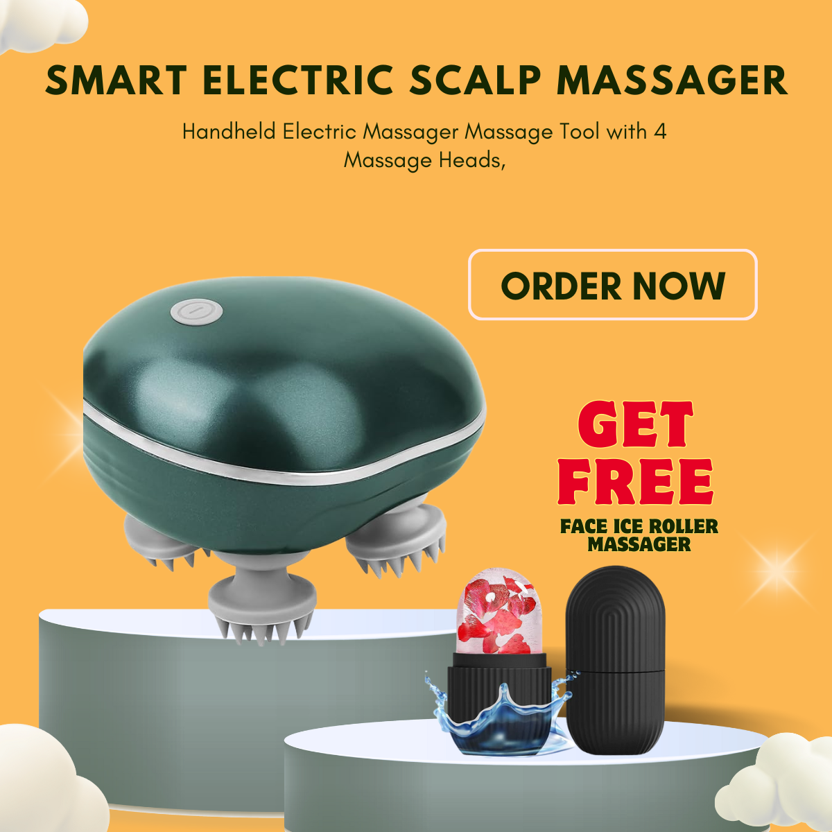 Smart Electric Scalp Massager (1 Pc)