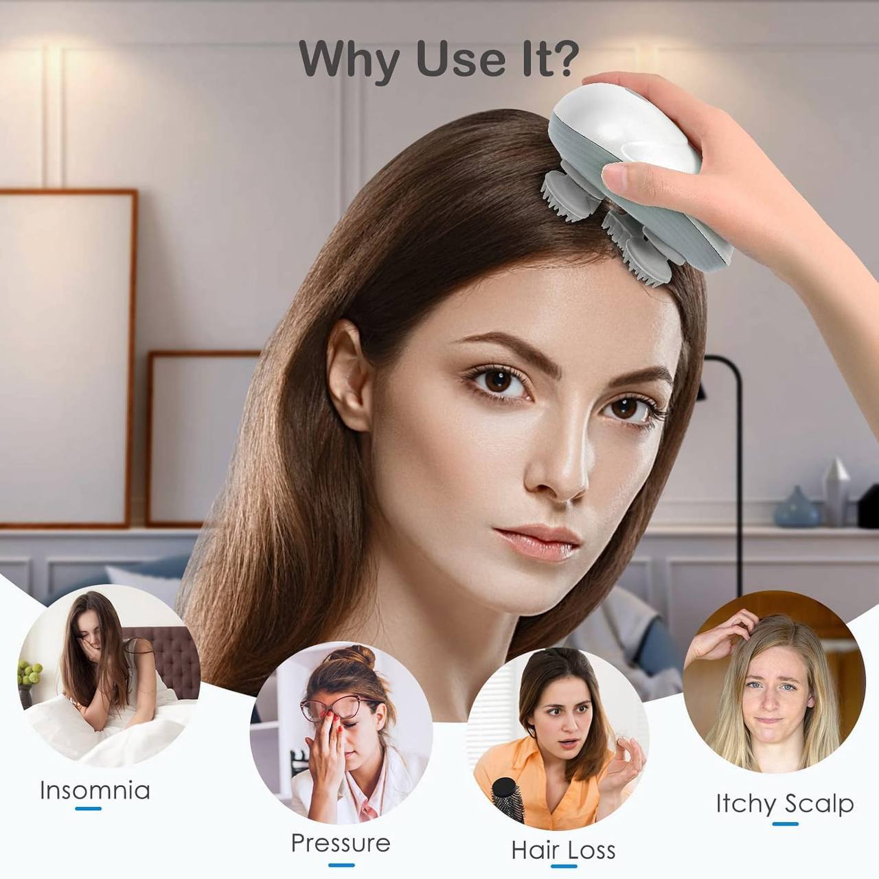 Smart Electric Scalp Massager (1 Pc)