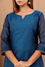 Women Samosa Kerosene Kurti Chanderi Silk Kurta with Trousers & With Dupatta