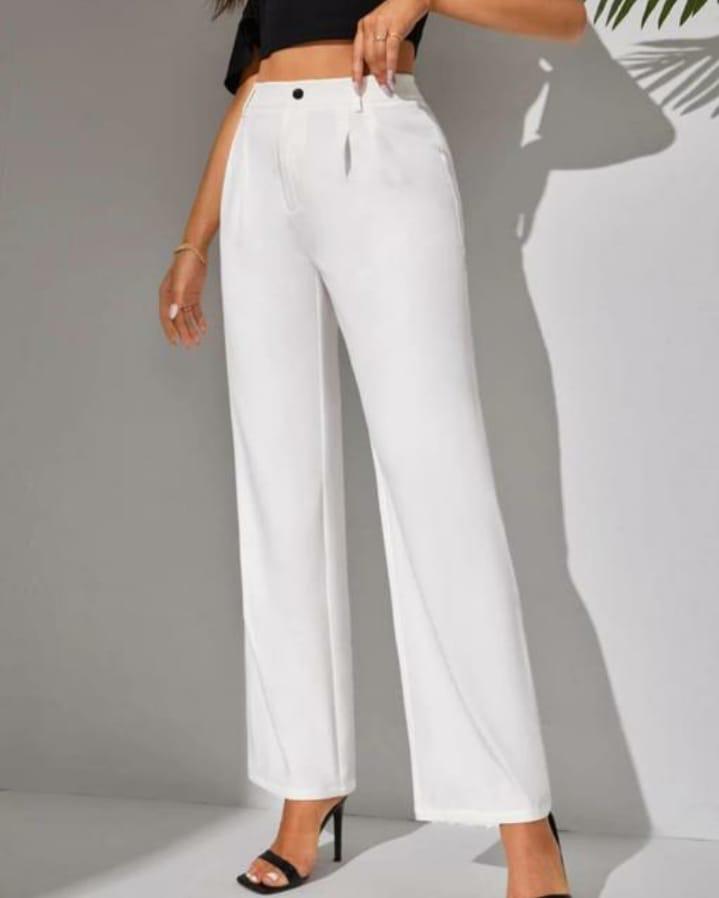 WHITE TROUSERS FOR WOMEN