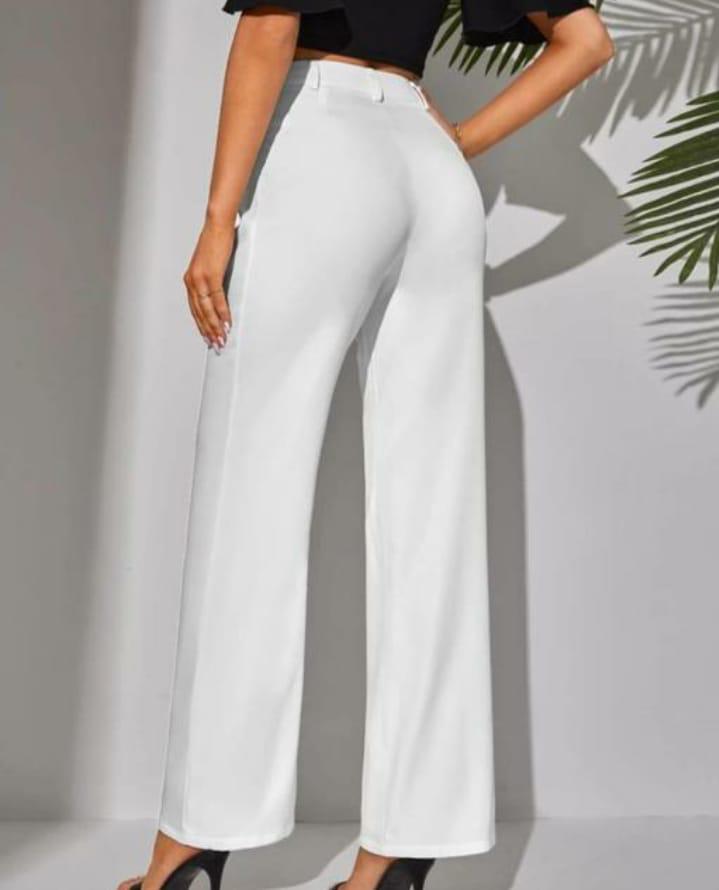 WHITE TROUSERS FOR WOMEN