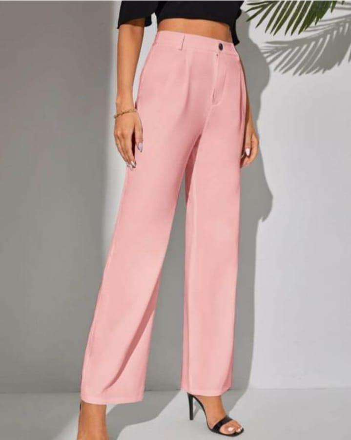 PINK TROUSERS FOR WOMEN