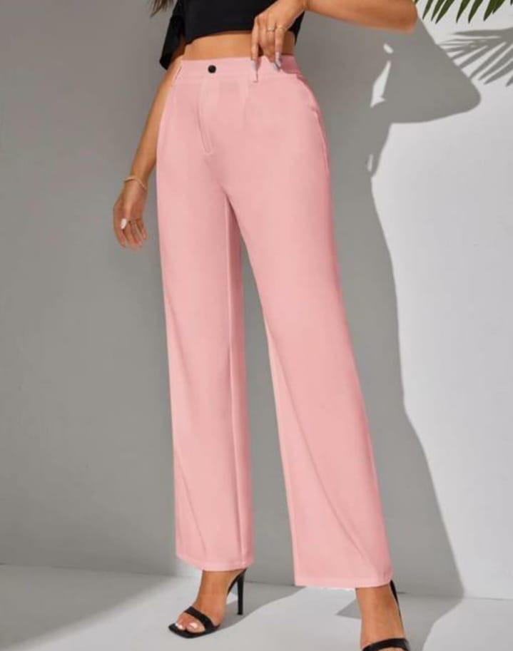 PINK TROUSERS FOR WOMEN