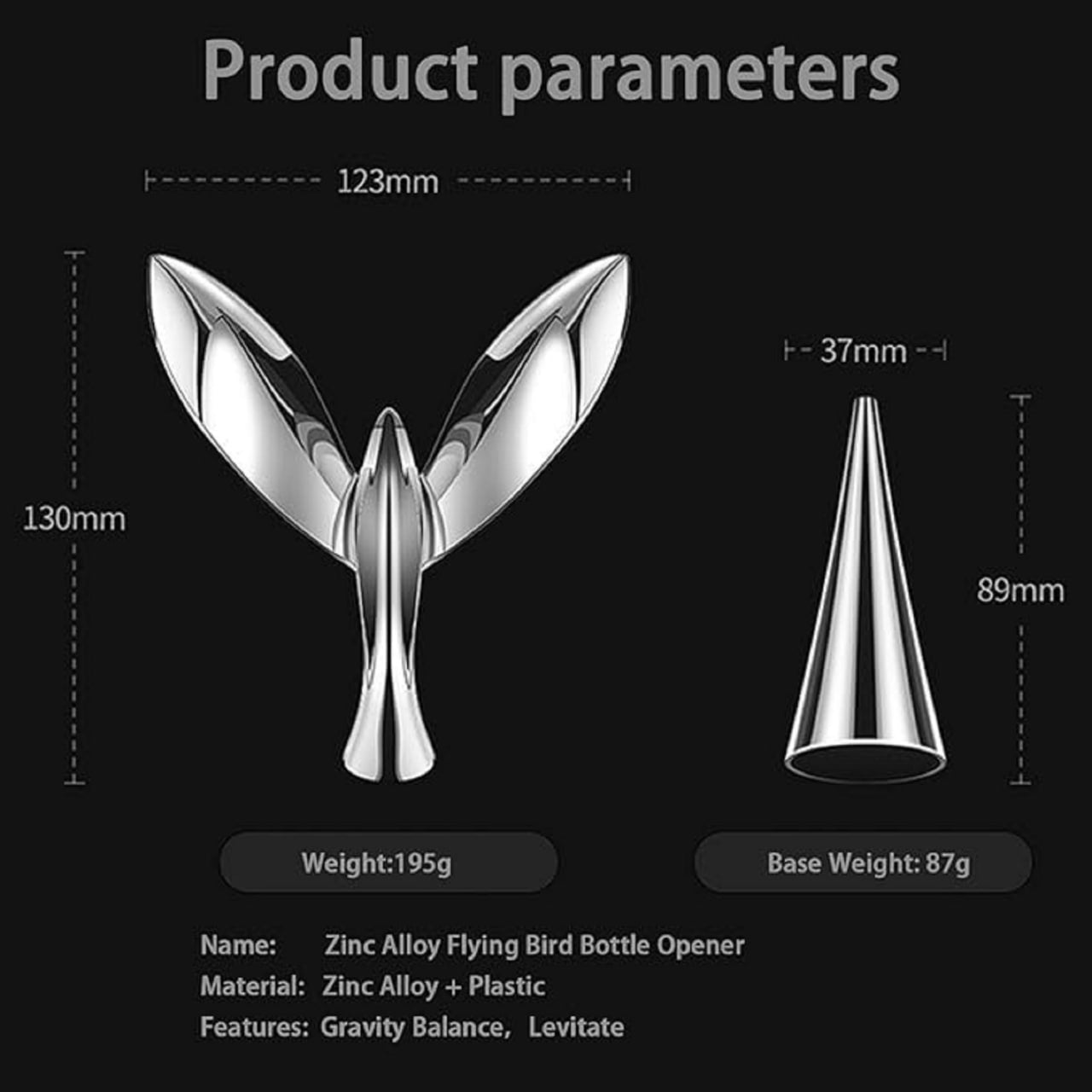 Flying Bird Bottle Opener