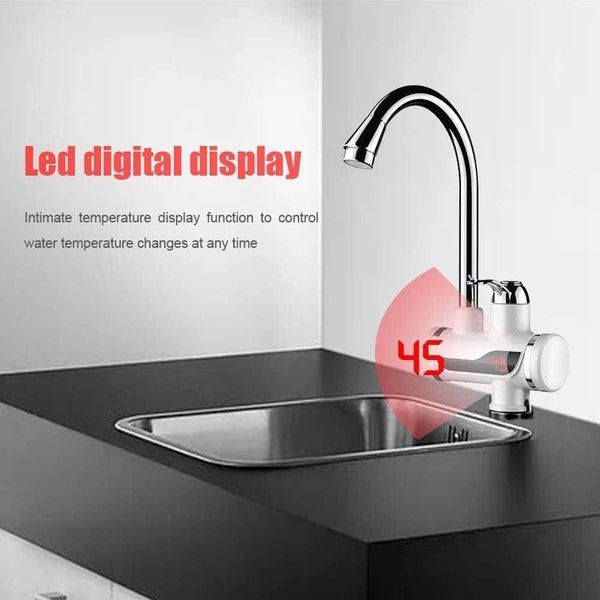 Instant Electric Water Heater Faucet Tap Electric Water Heater Digital Display