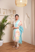 Women PV - Chanderi Cotton Kurta with Trousers & With Dupatta