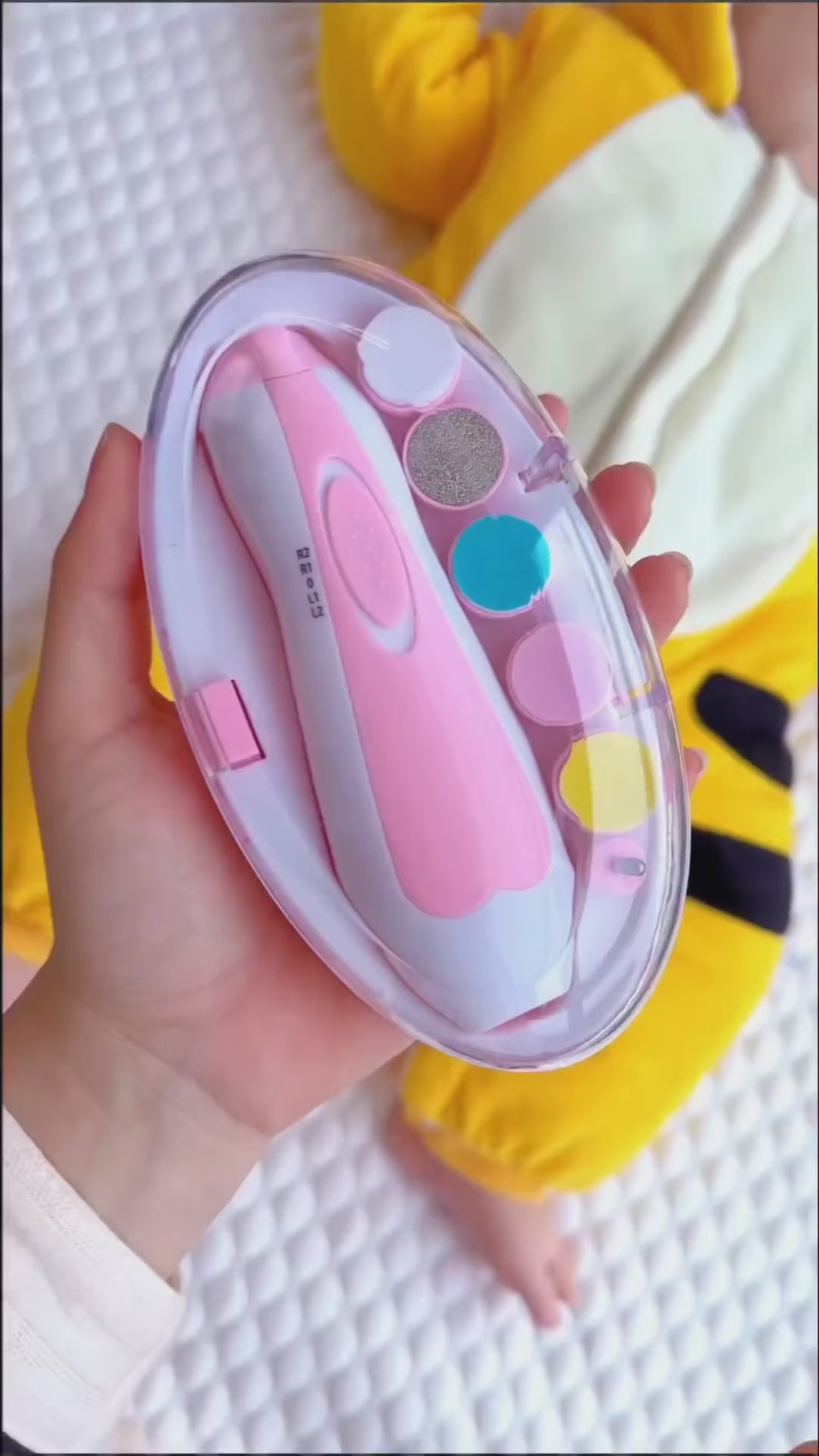 Baby Nail Trimmer File Electric-Safe Baby Nail Clippers