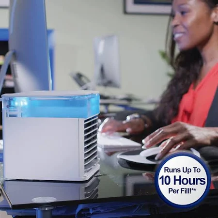 Mini Portable Air Cooler with LED Light & Water Fill