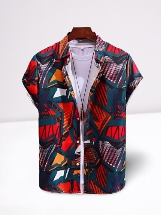 Men Regular Fit Printed Casual Shirt - Anu & Alex