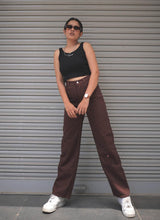 Women's Solid High Waist Wide Leg Denim Jeans - Anu & Alex